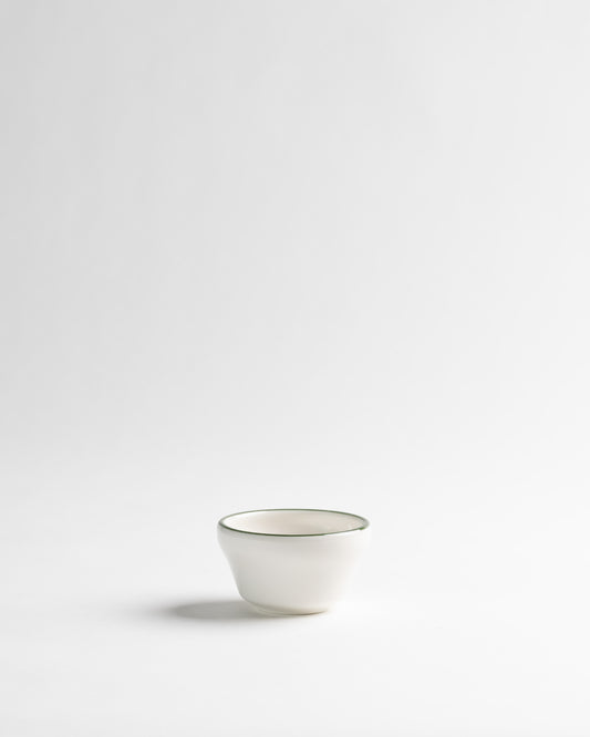 MODEST - MESA - GREEN BOWL 10cm 210cc Handpainted