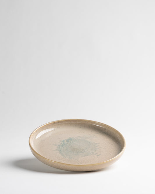 LIMETTE - JORD - FLACHER TELLER 27CM STONEWARE